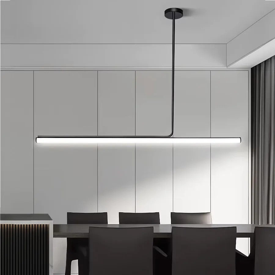 LAMPA SUFITOWA WISZĄCA LED APP1659-CP Black 120cm 3
