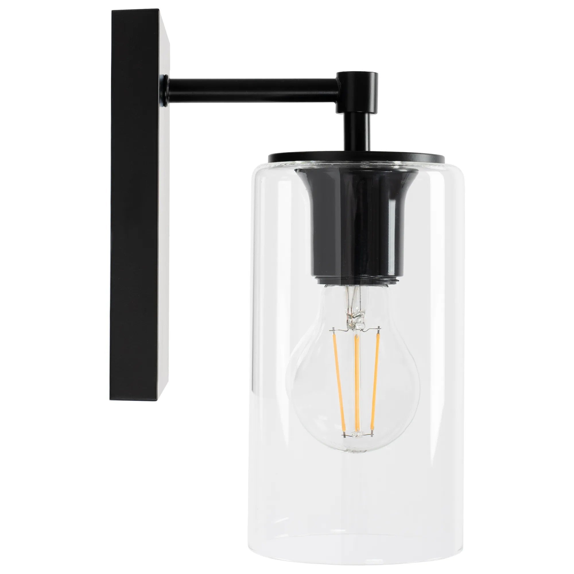 LAMPA ŚCIENNA KINKIET APP1222-1W Czarna 3