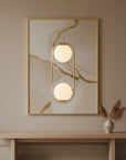 LAMPA SUFITOWA WISZĄCA G134-2CP GOLD 3