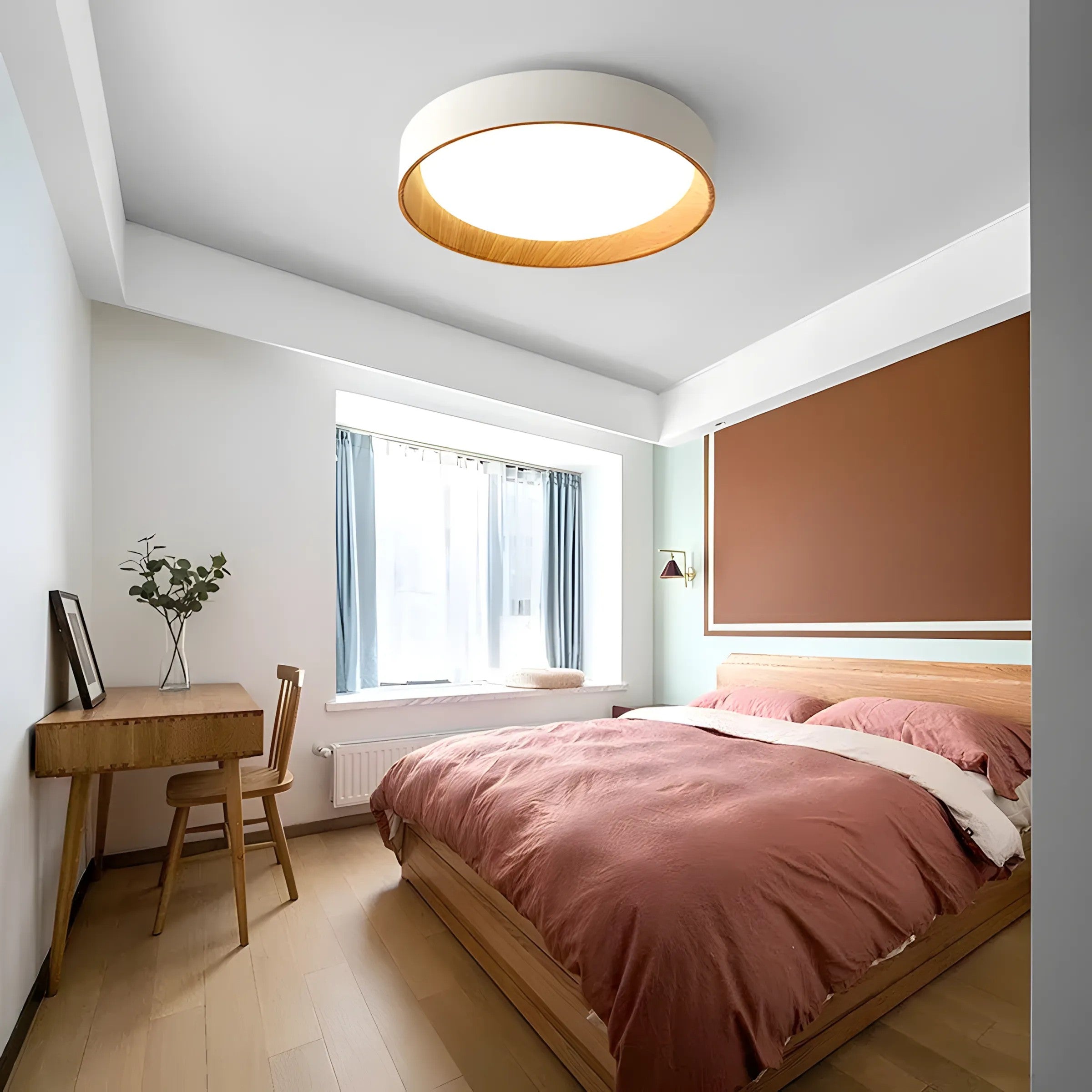 Lampa Sufitowa Plafon G115-C 40CM WOOD 3