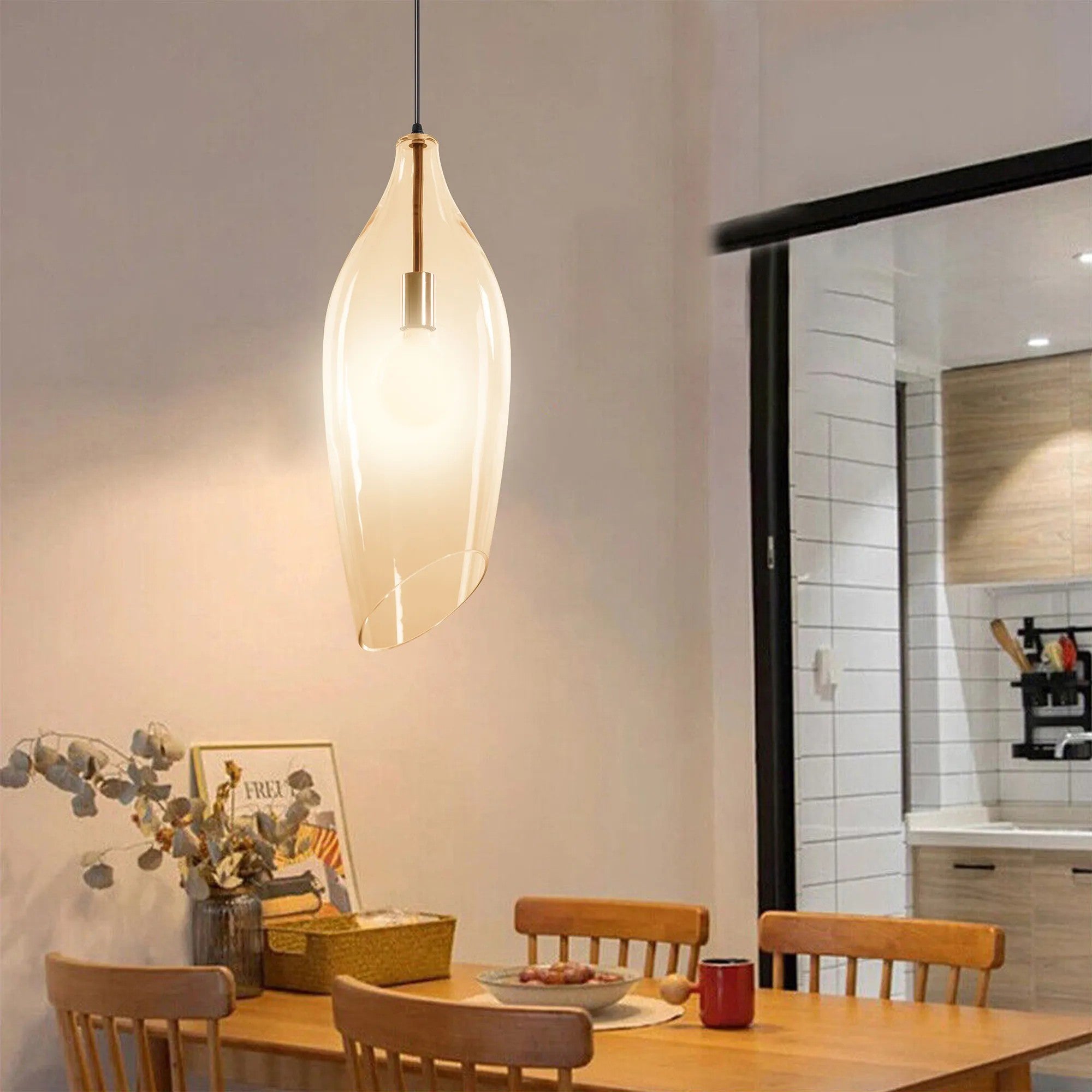 Lampa Sufitowa Szklana Modern APP892-1CP 3