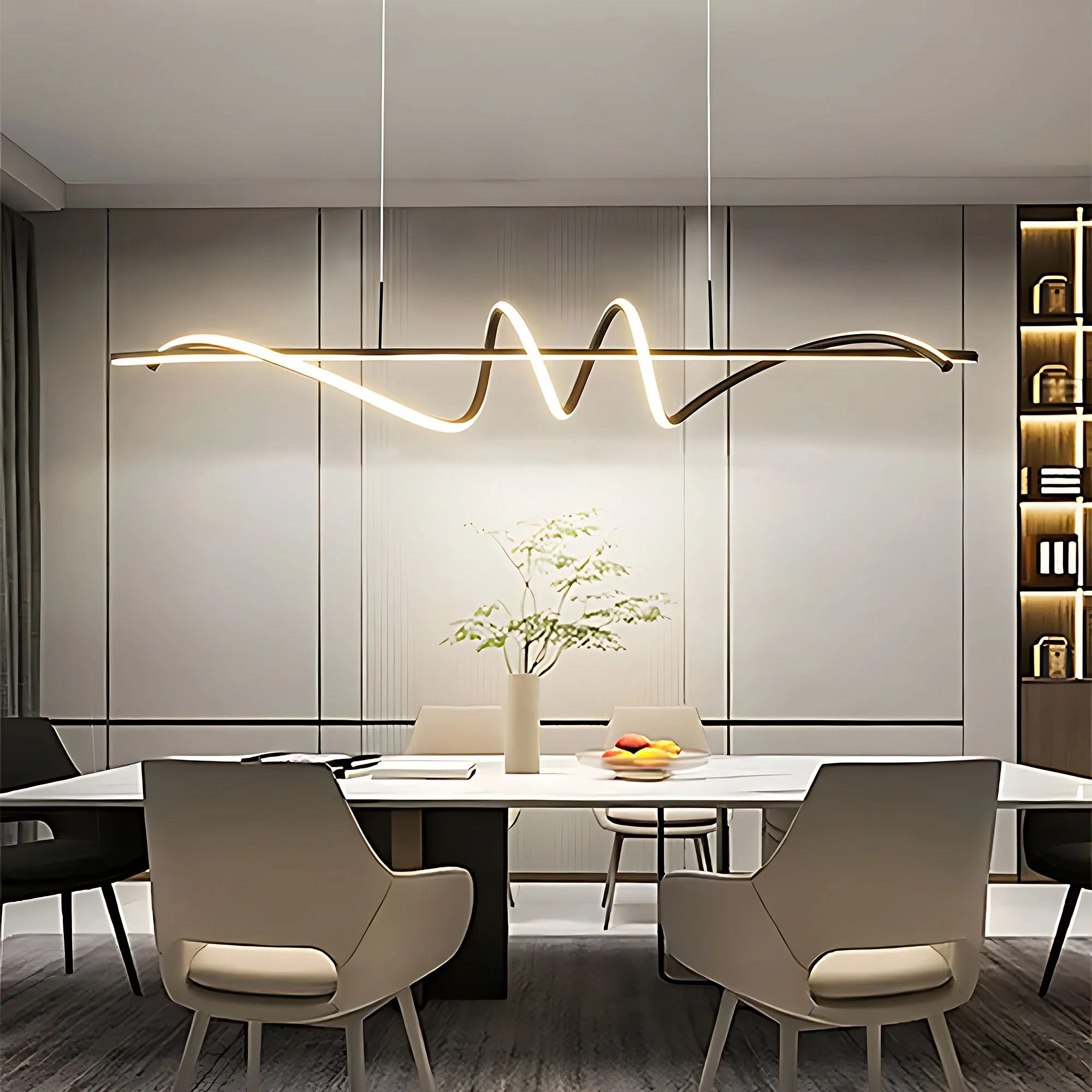Lampa WISZĄCA LED LHJ023-CP 120 Cm CZARNA 3