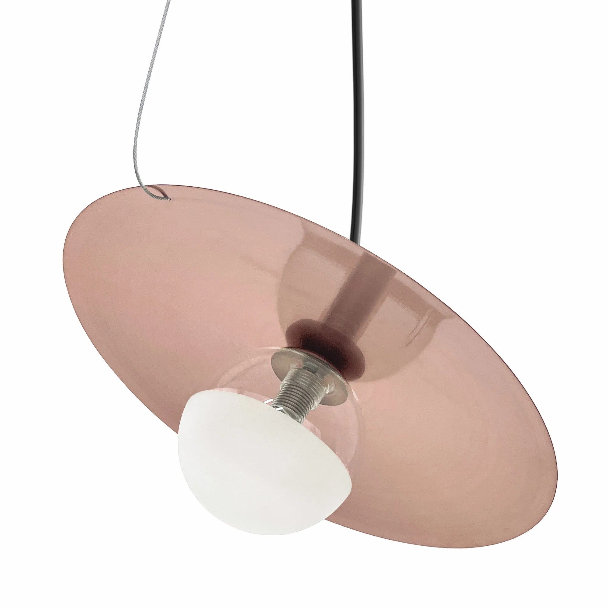 LAMPA SUFITOWA WISZĄCA APP1418-CP Czarna/różowe Złoto 3