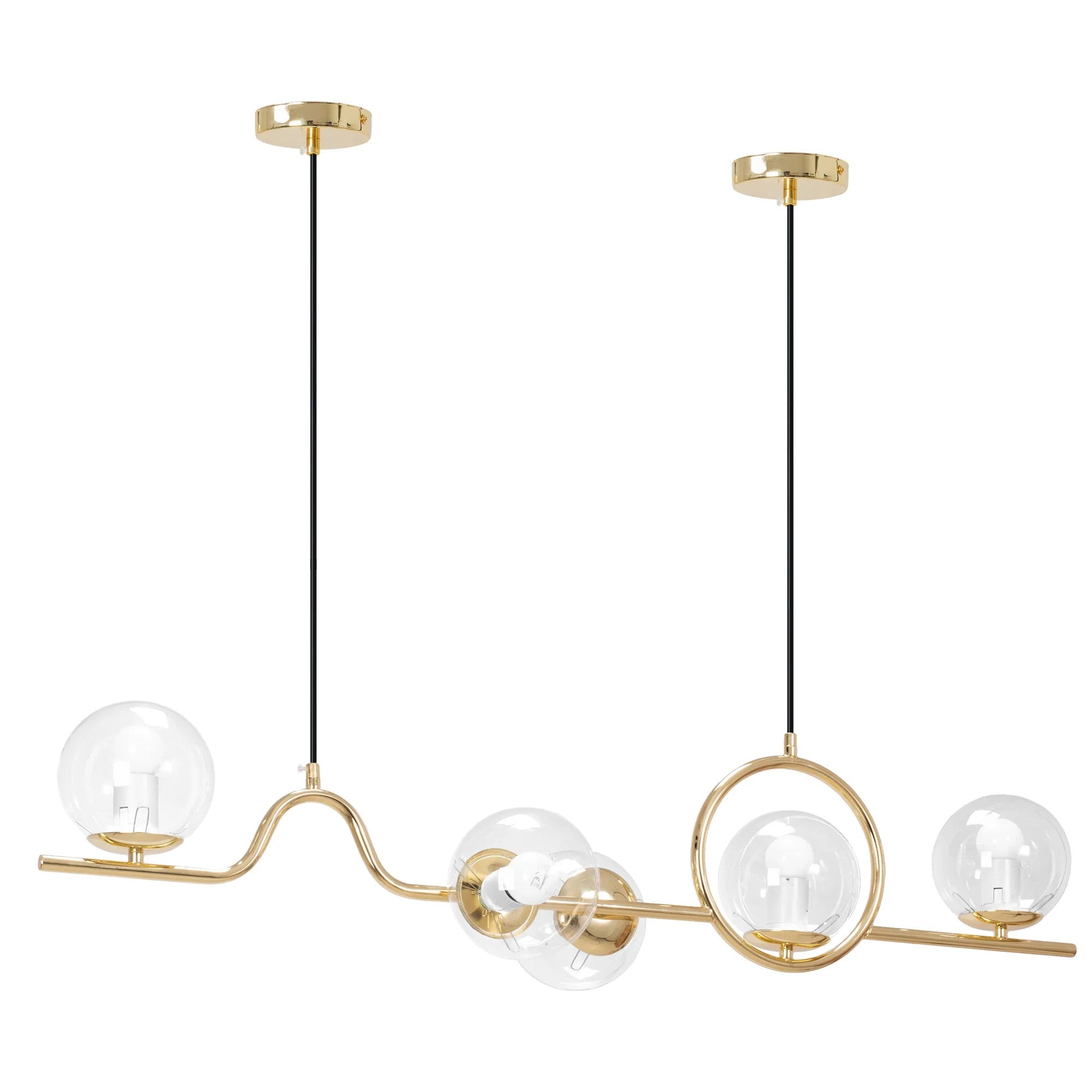 Lampa Wisząca APP1023-5CP Złota 3