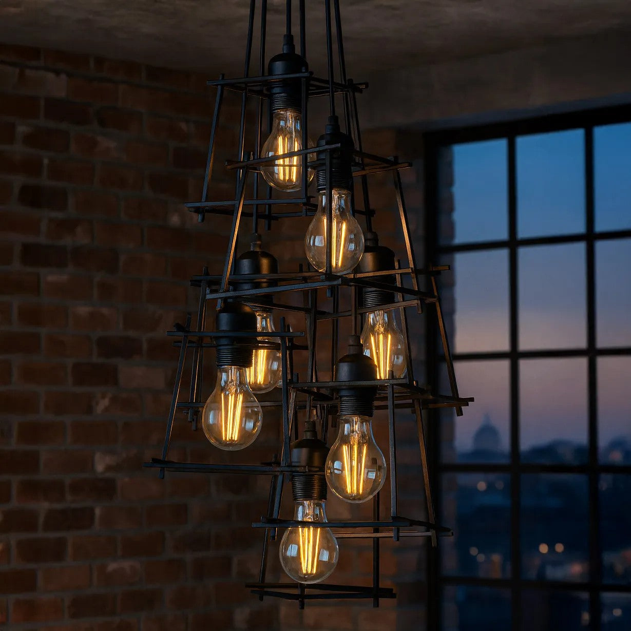 LAMPA SUFITOWA WISZĄCA APP221-7CP 3