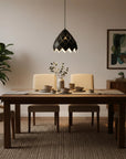 Lampa Sufitowa Wisząca Metalowa APP338-1CP Czarna 3