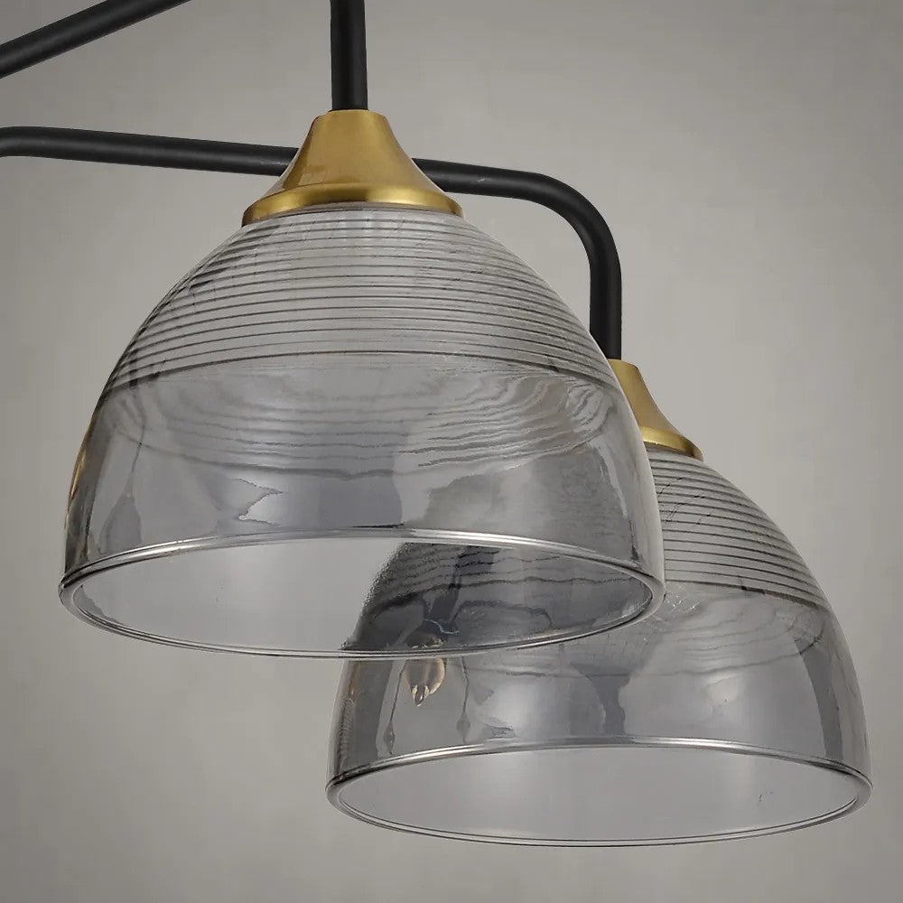 LAMPA SUFITOWA WISZĄCA G085-5C Czarna Lustrzana 3