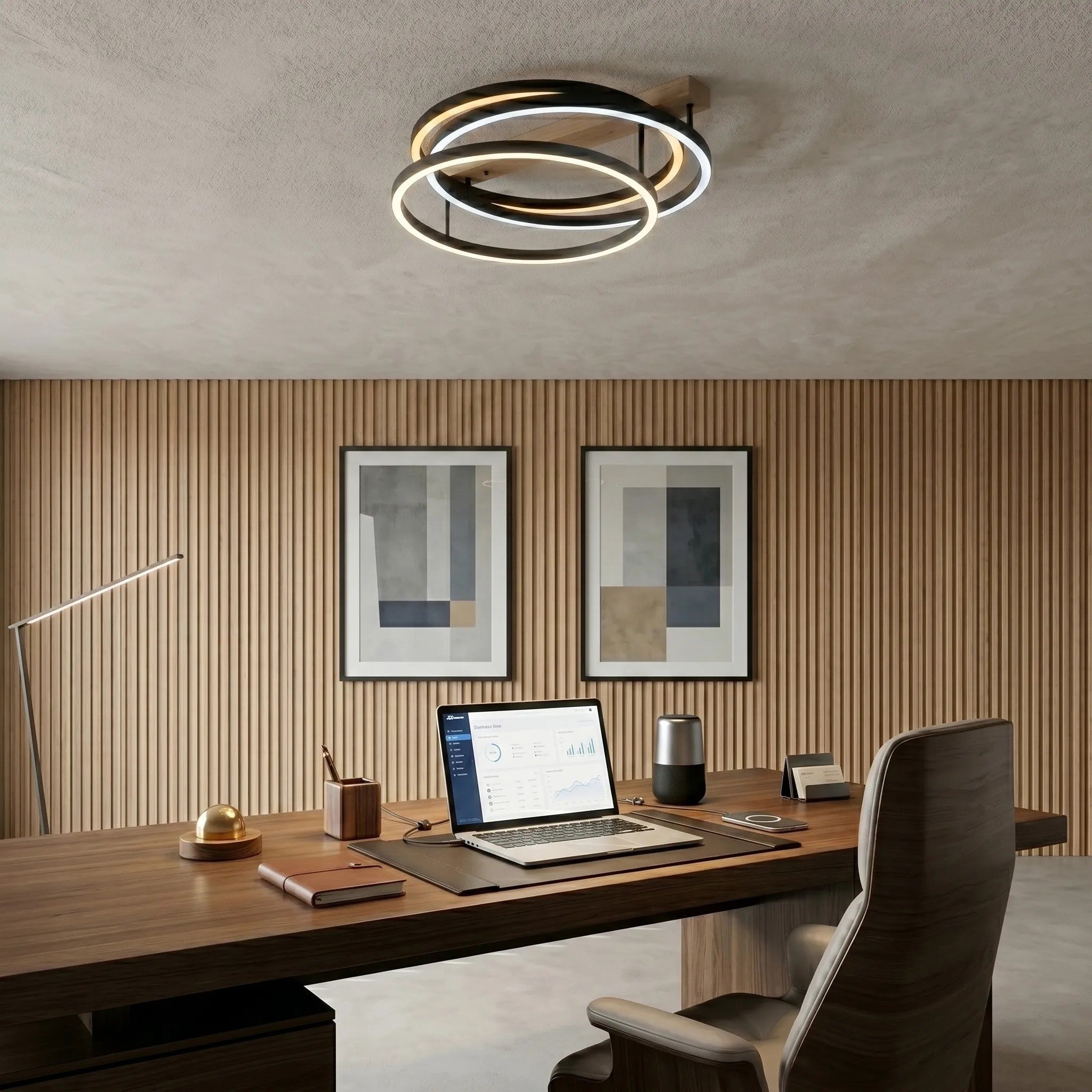 LAMPA SUFITOWA LED SWE058-C CZARNA 3