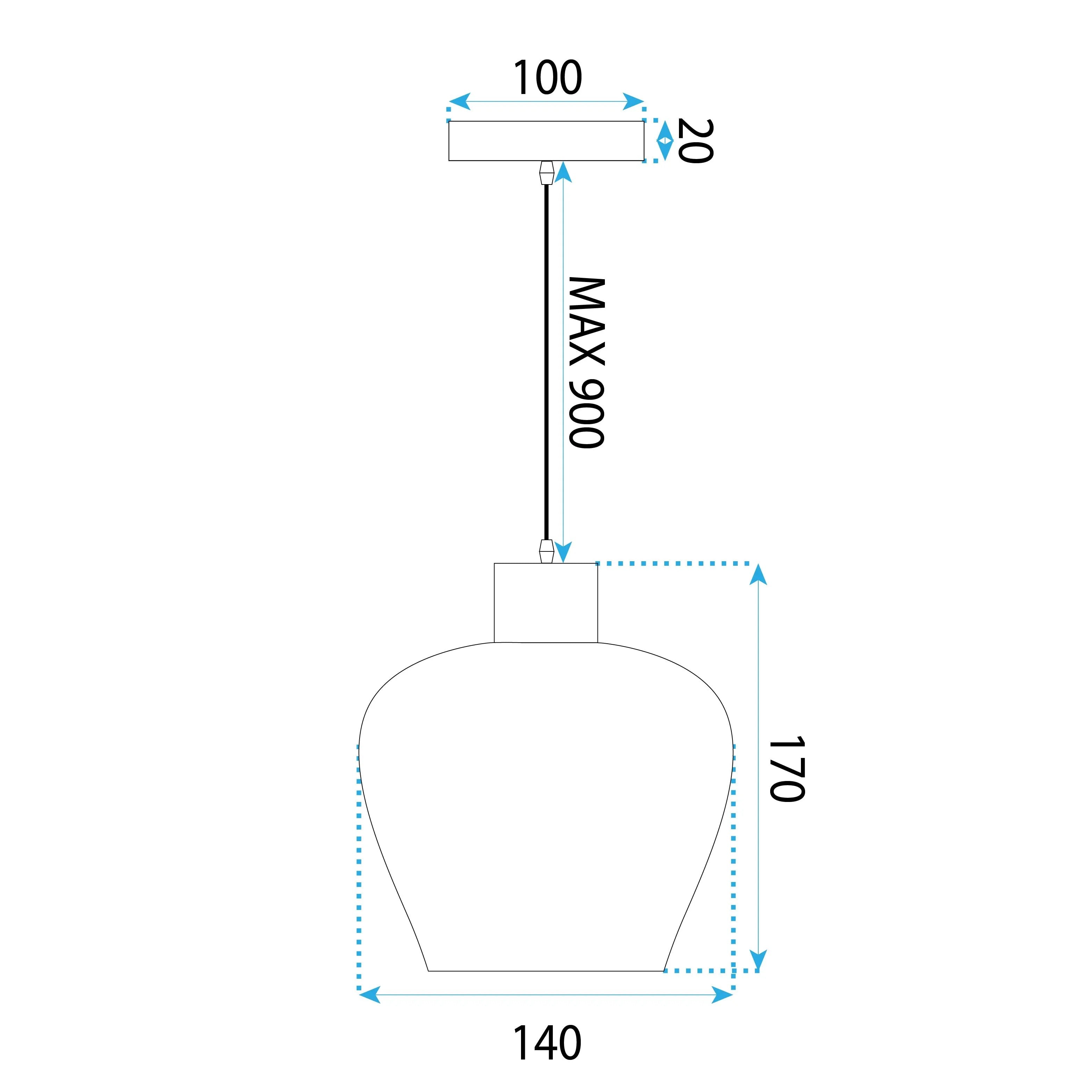 Lampa Sufitowa Boho APP1591-1CP 3