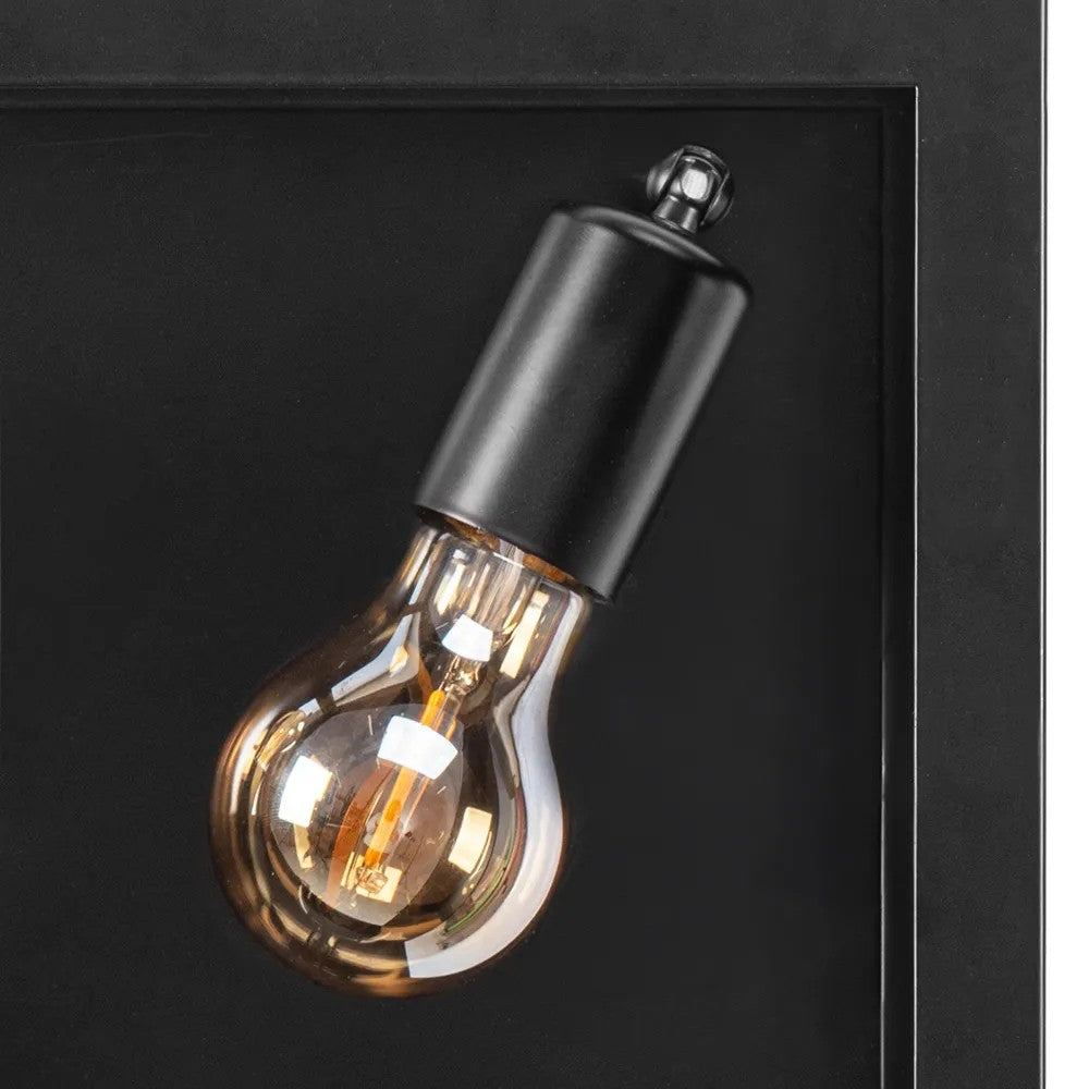 LAMPA ŚCIENNA KINKIET APP1305-2W CZARNA 3