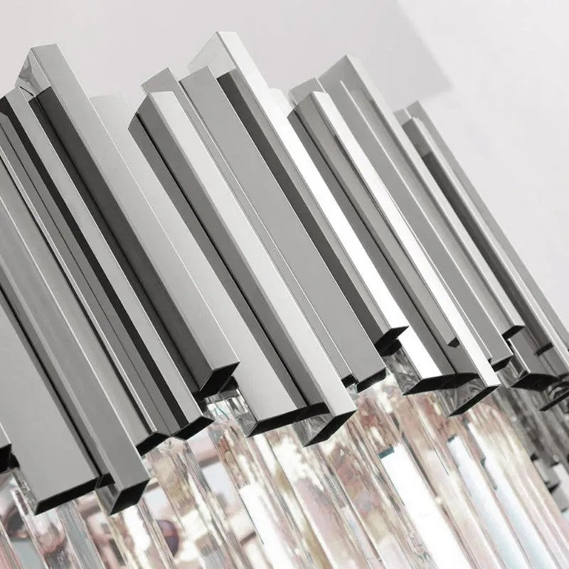 Lampa Sufitowa Plafon Kryształowa APP1480-1C Chrom 3