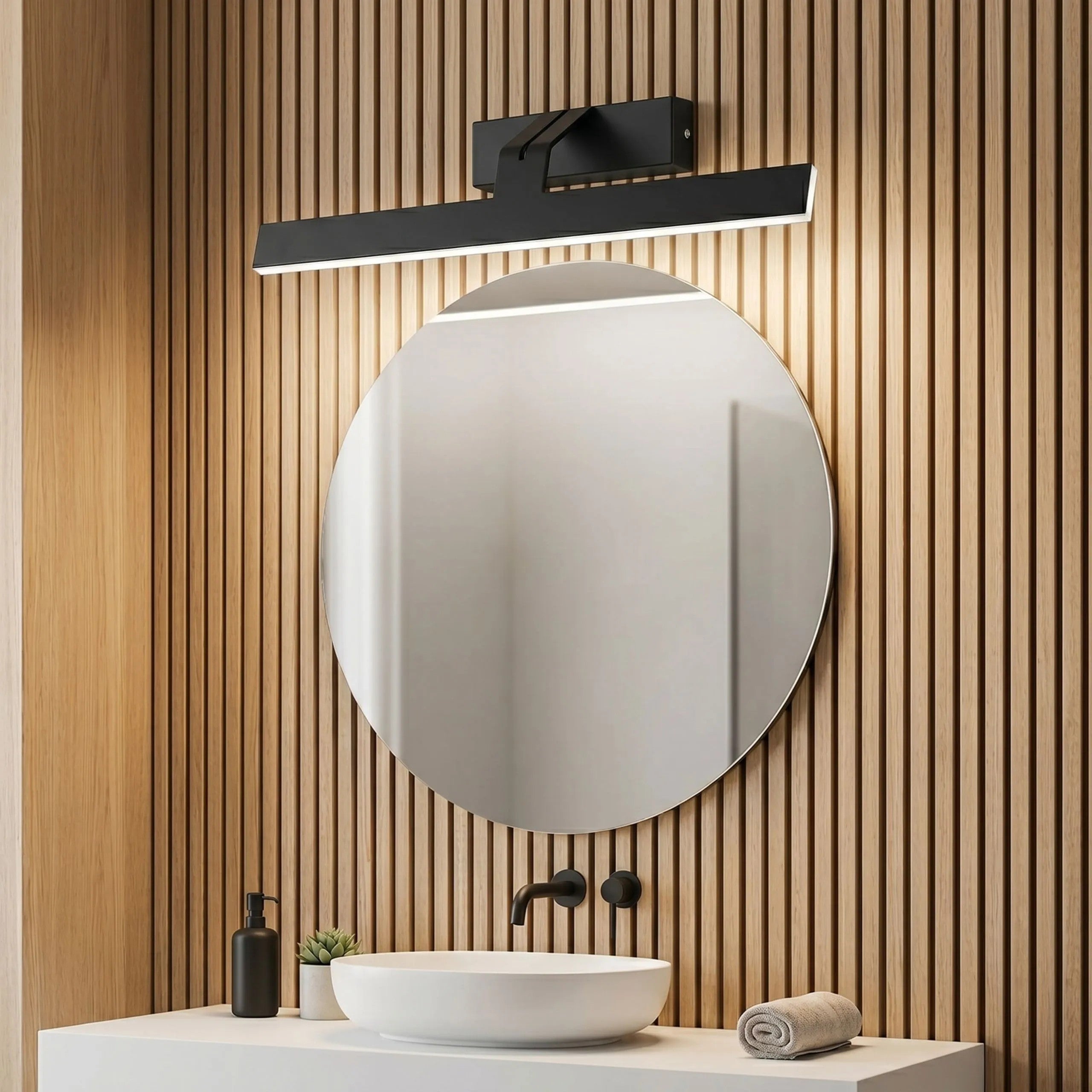 Kinkiet Łazienkowy LED SWE010-1W 43cm Czarny 3