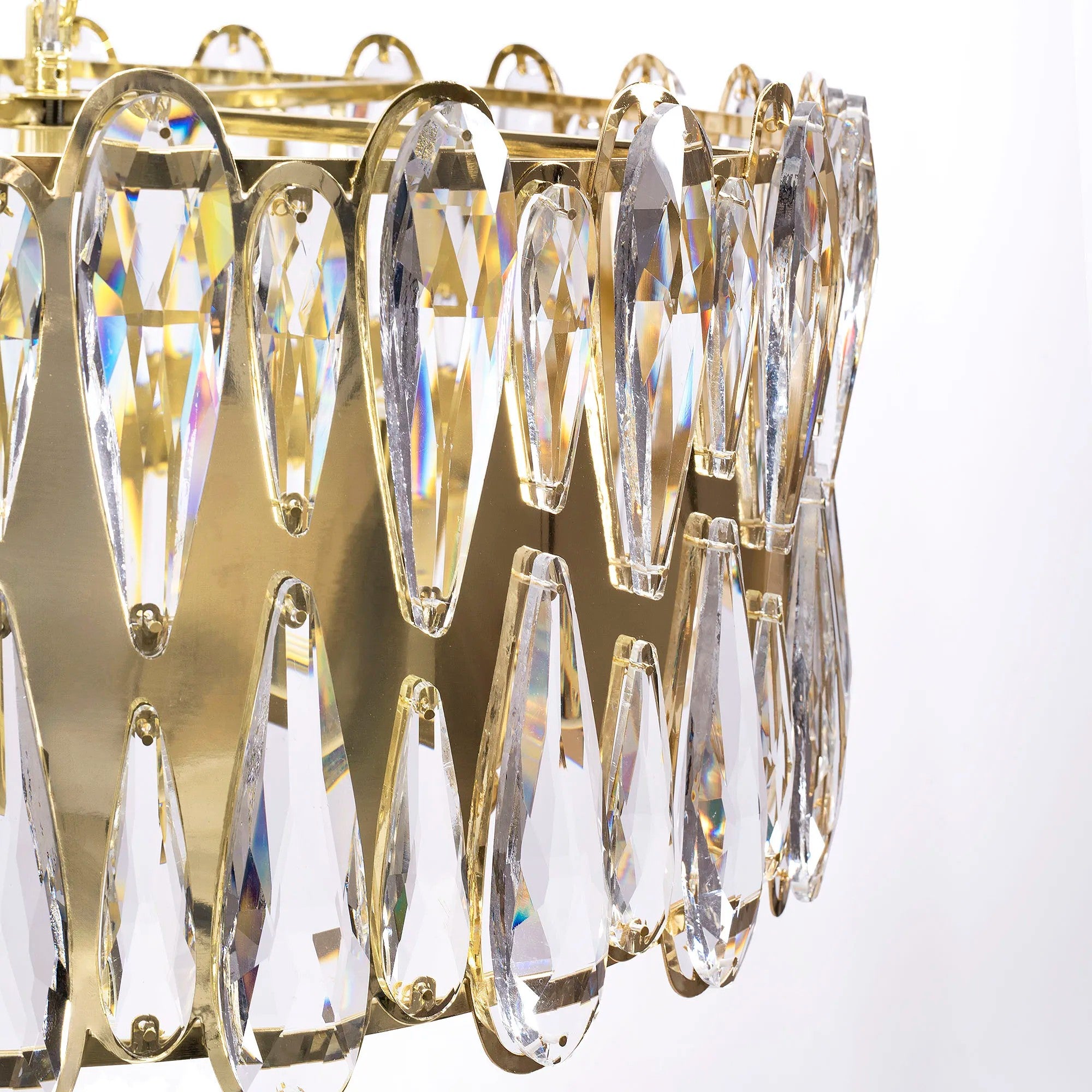 LAMPA SUFITOWA WISZĄCA APP1718-CP ZŁOTA 3