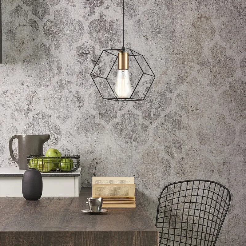 Lampa Wisząca APP1131-1CP Czarno Złota 3
