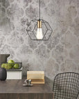 Lampa Wisząca APP1131-1CP Czarno Złota 3