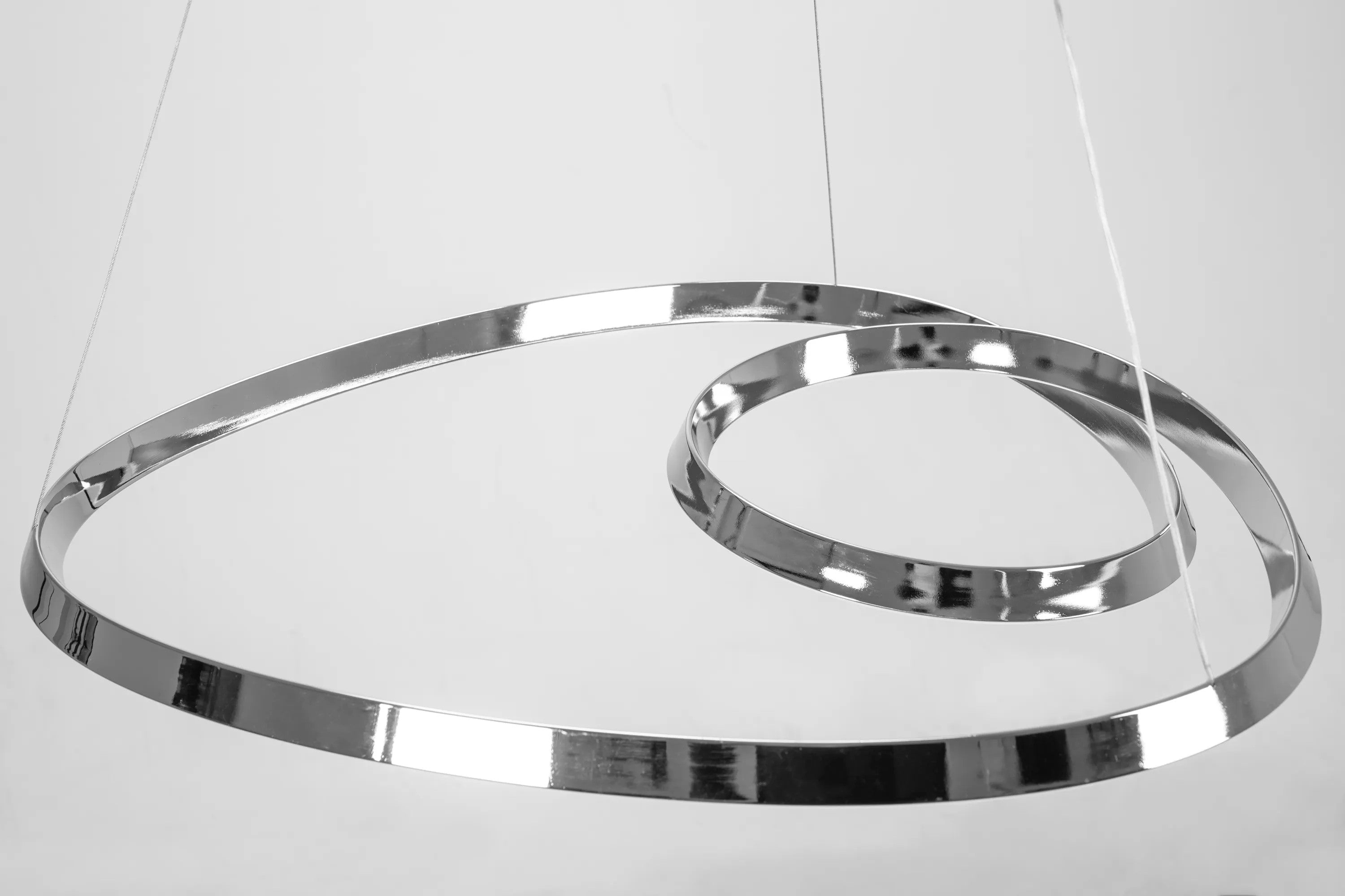 Lampa Sufitowa Wisząca Loop LED + Pilot APP798-cp Chrom 3