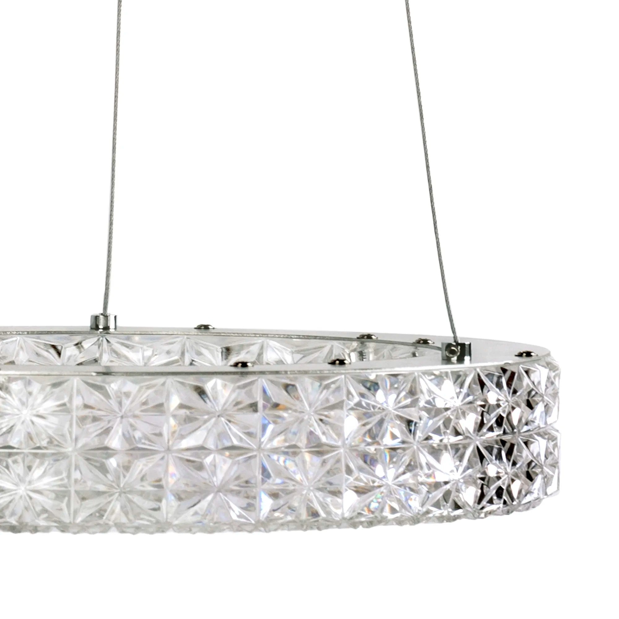 LAMPA WISZĄCA LED MS004-CP 40cm Chrom 3