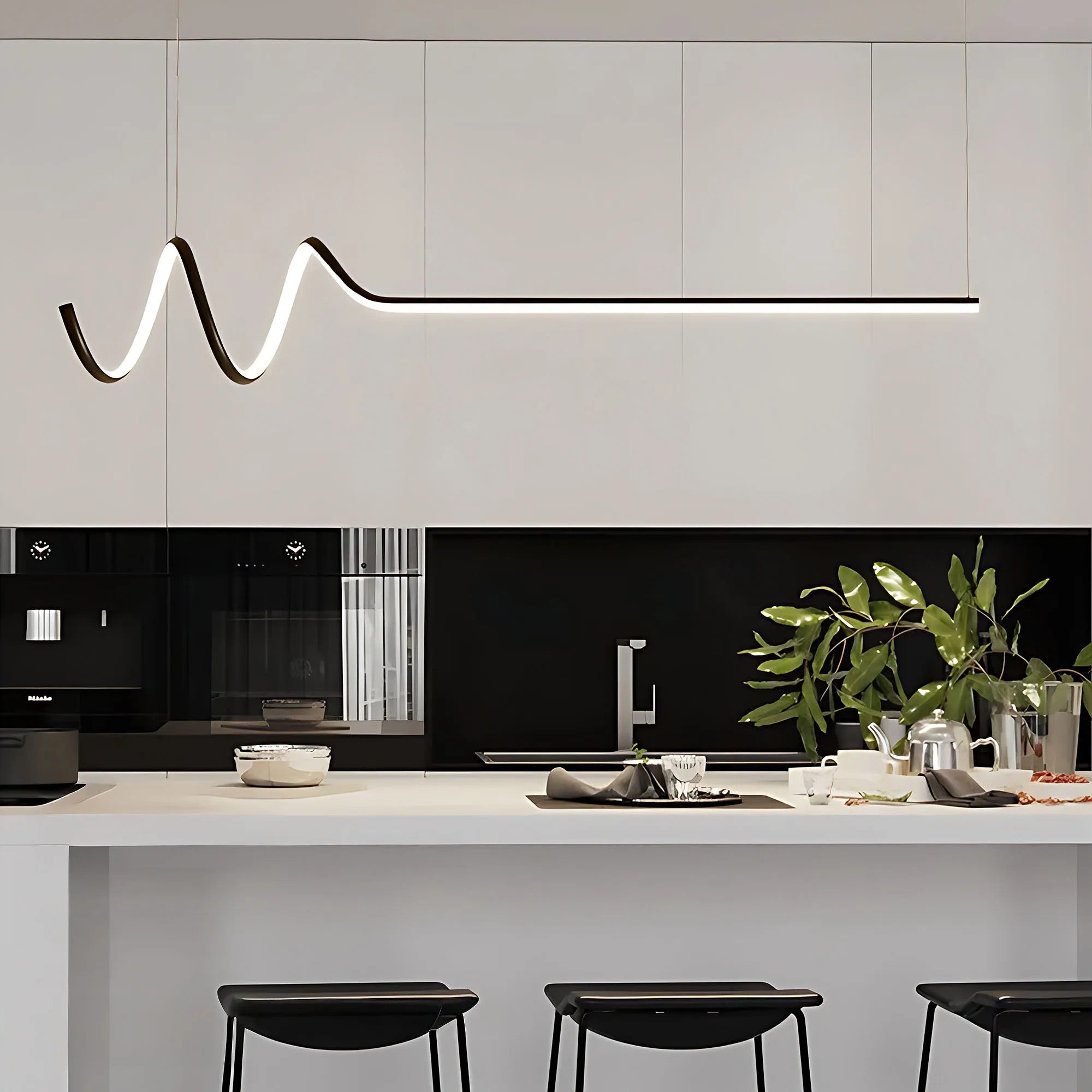 Lampa Wisząca LHJ030-CP 120cm BLACK 3