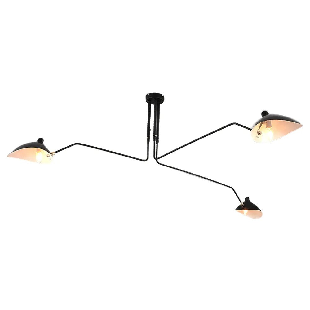 Lampa Sufitowa 3 Ramienna APP569-3C Czarna 3