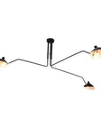 Lampa Sufitowa 3 Ramienna APP569-3C Czarna 3