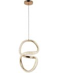 LAMPA WISZĄCA LED G069-CP Złota 3
