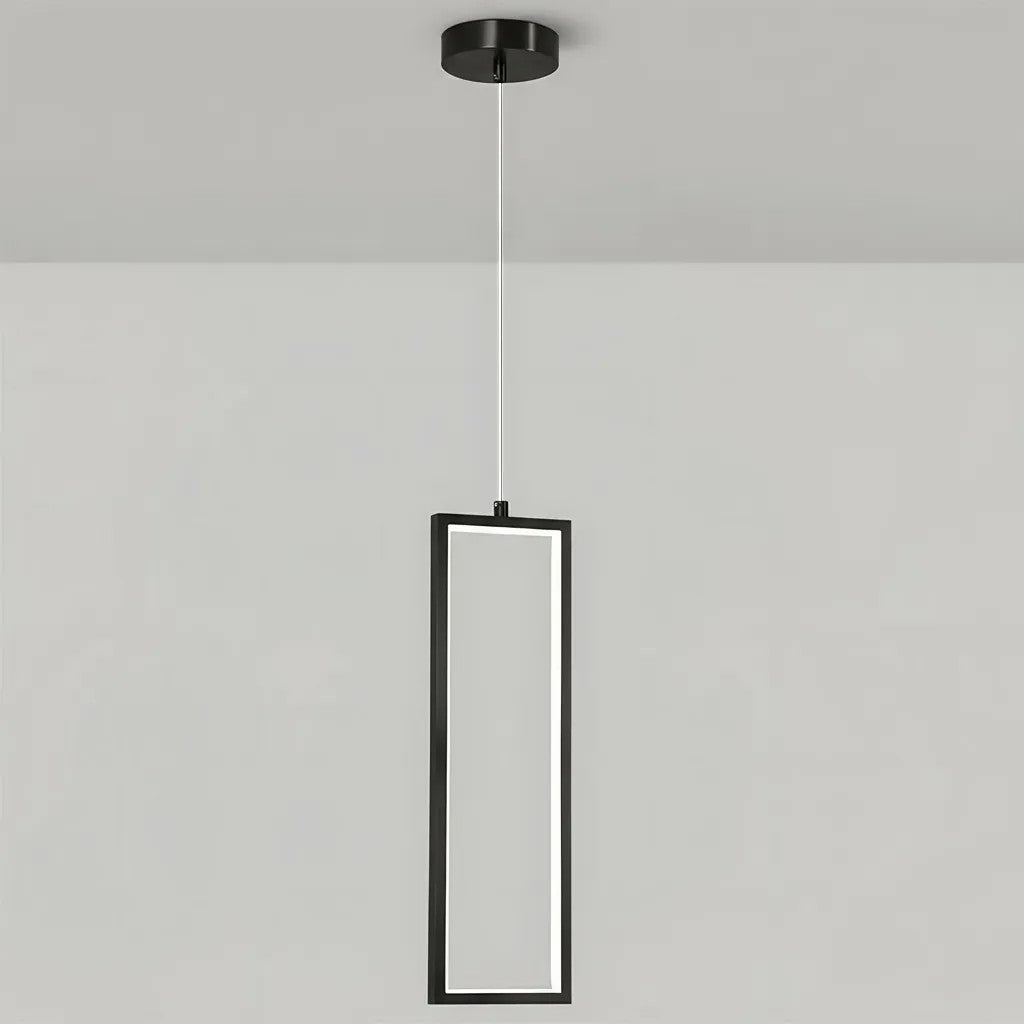 LAMPA SUFITOWA WISZĄCA LED LHJ083-1CP CZARNA 3