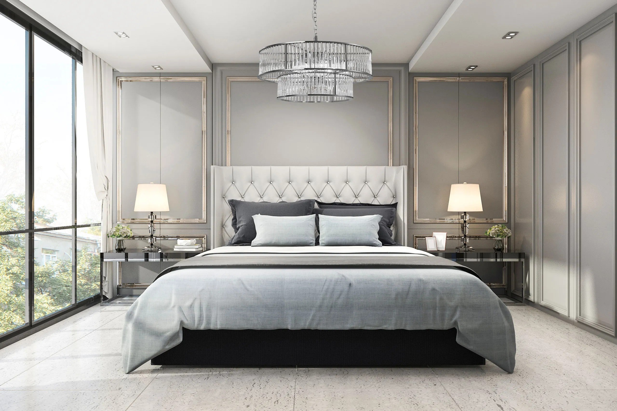 Lampa Kryształowa Wisząca APP1563-8CP Chrom 3