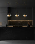 Lampa Wisząca Szklana Loft APP555-1CP 25cm ZŁOTA 3