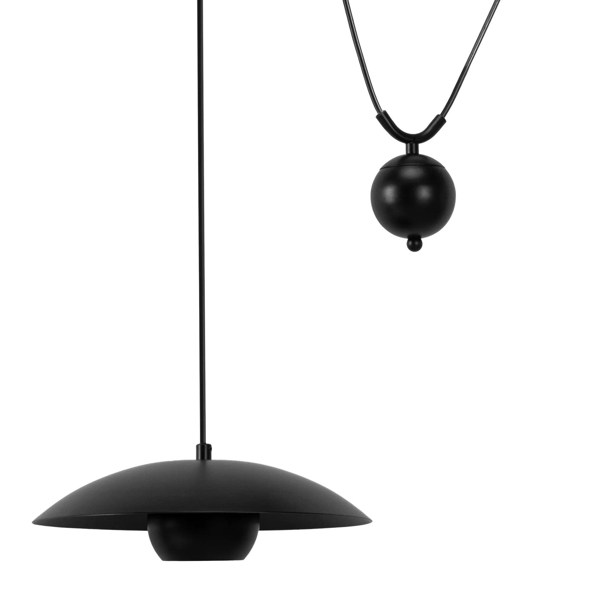 LAMPA SUFITOWA WISZĄCA APP1450-1CP Czarna 3
