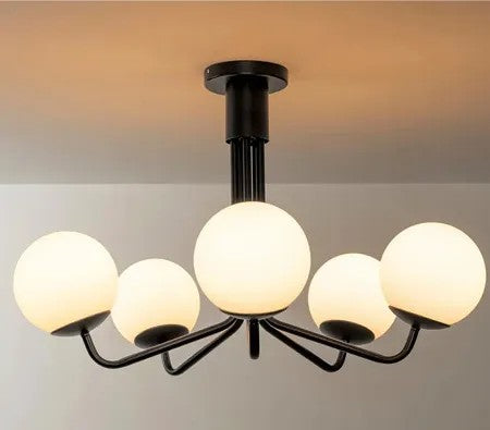 LAMPA WISZĄCA SUFITOWA CZARNA APP1578-5C 3