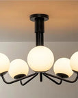 LAMPA WISZĄCA SUFITOWA CZARNA APP1578-5C 3
