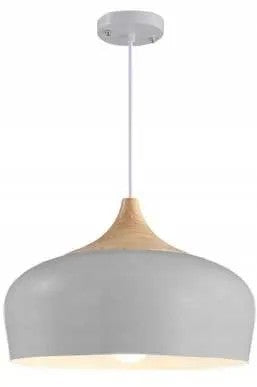 Lampa Sufitowa Wisząca Pojedyncza Bari Szara APP182-1CP 3