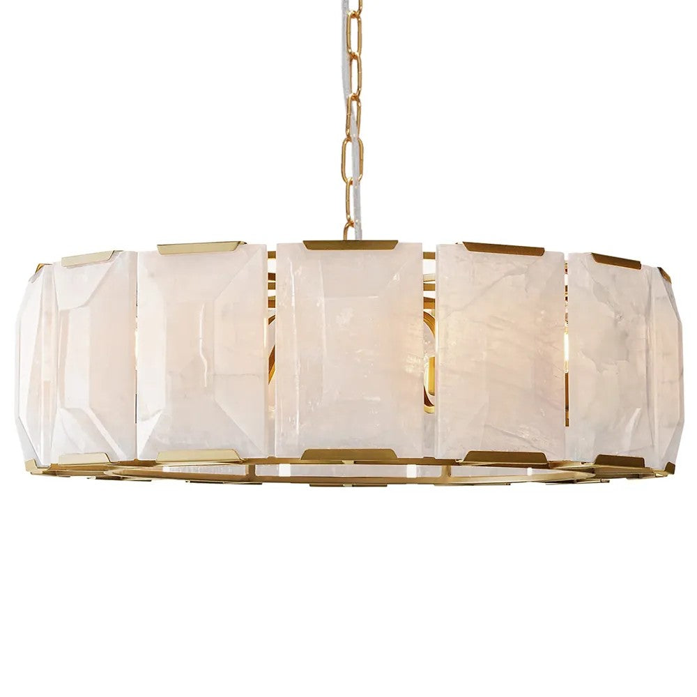 LAMPA SUFITOWA WISZĄCA APP1797-8CP ZŁOTA SZCZOTKOWANA 3