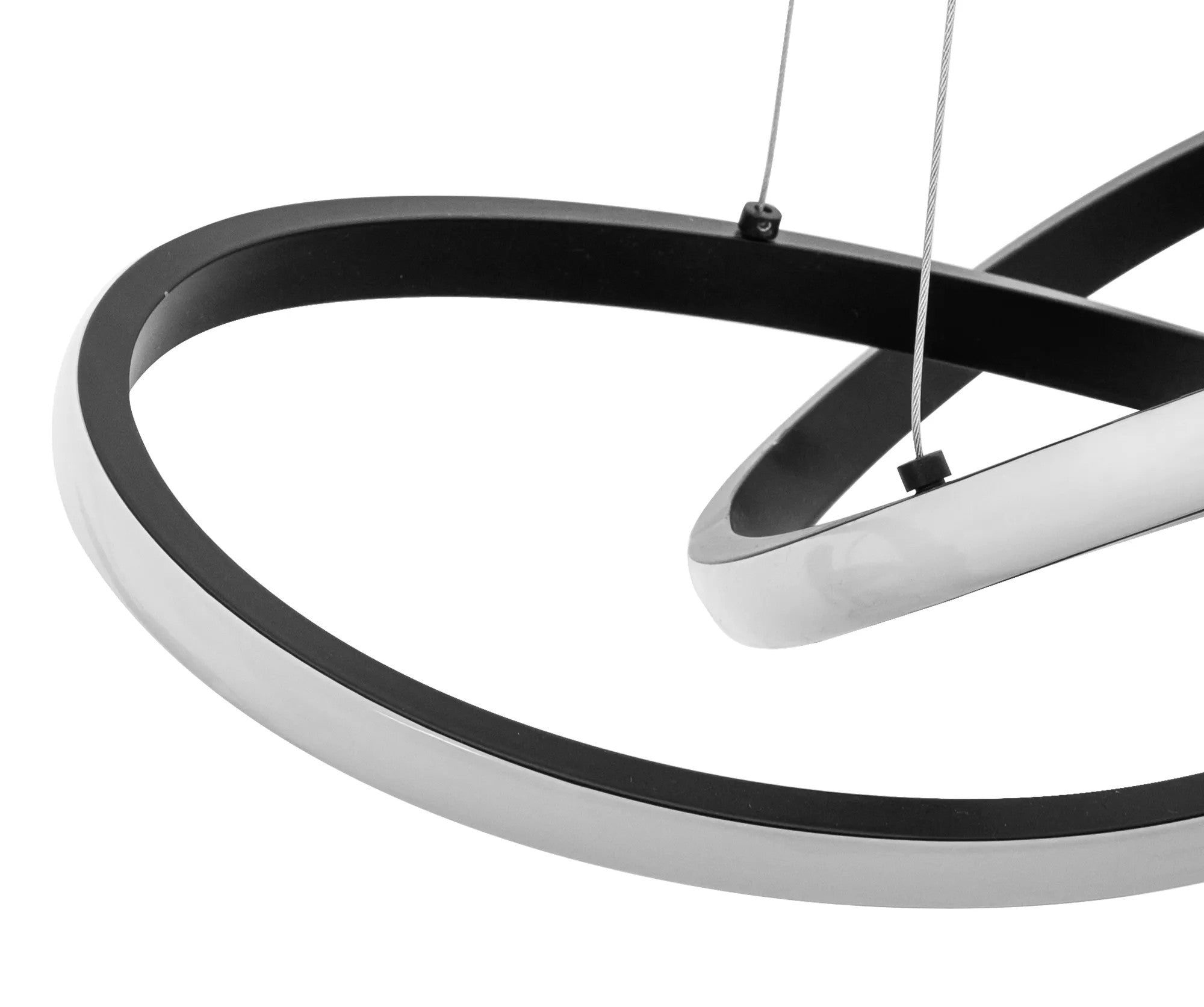 Lampa Sufitowa Nowoczesna LED + PILOT APP793-CP FLAT Czarna 3