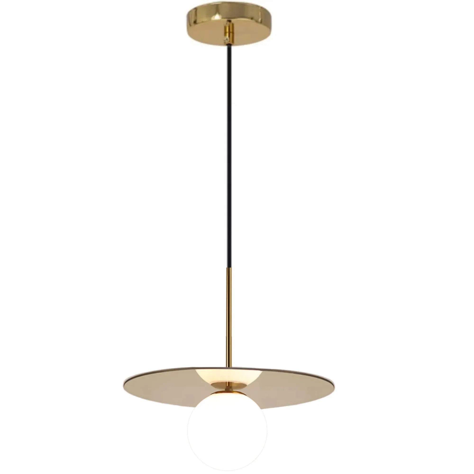 Lampa Wisząca Klosz 10cm APP939-1CP Złota 3