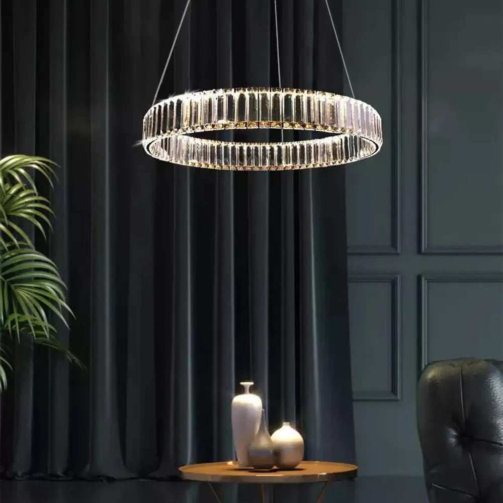 Kryształowa Lampa Sufitowa LED APP982-CP 3