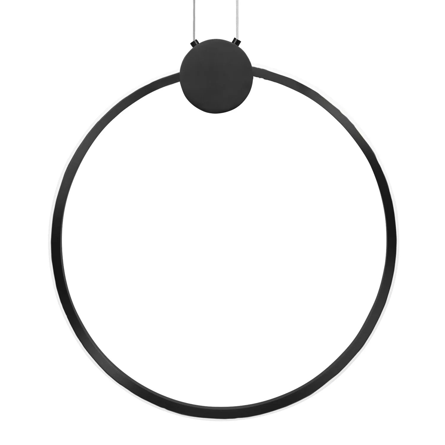 LAMPA SUFITOWA WISZĄCA LED APP1398-CP BLACK 50cm 3