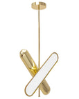 Lampa Sufitowa Wisząca LED APP832-CP Złota 3