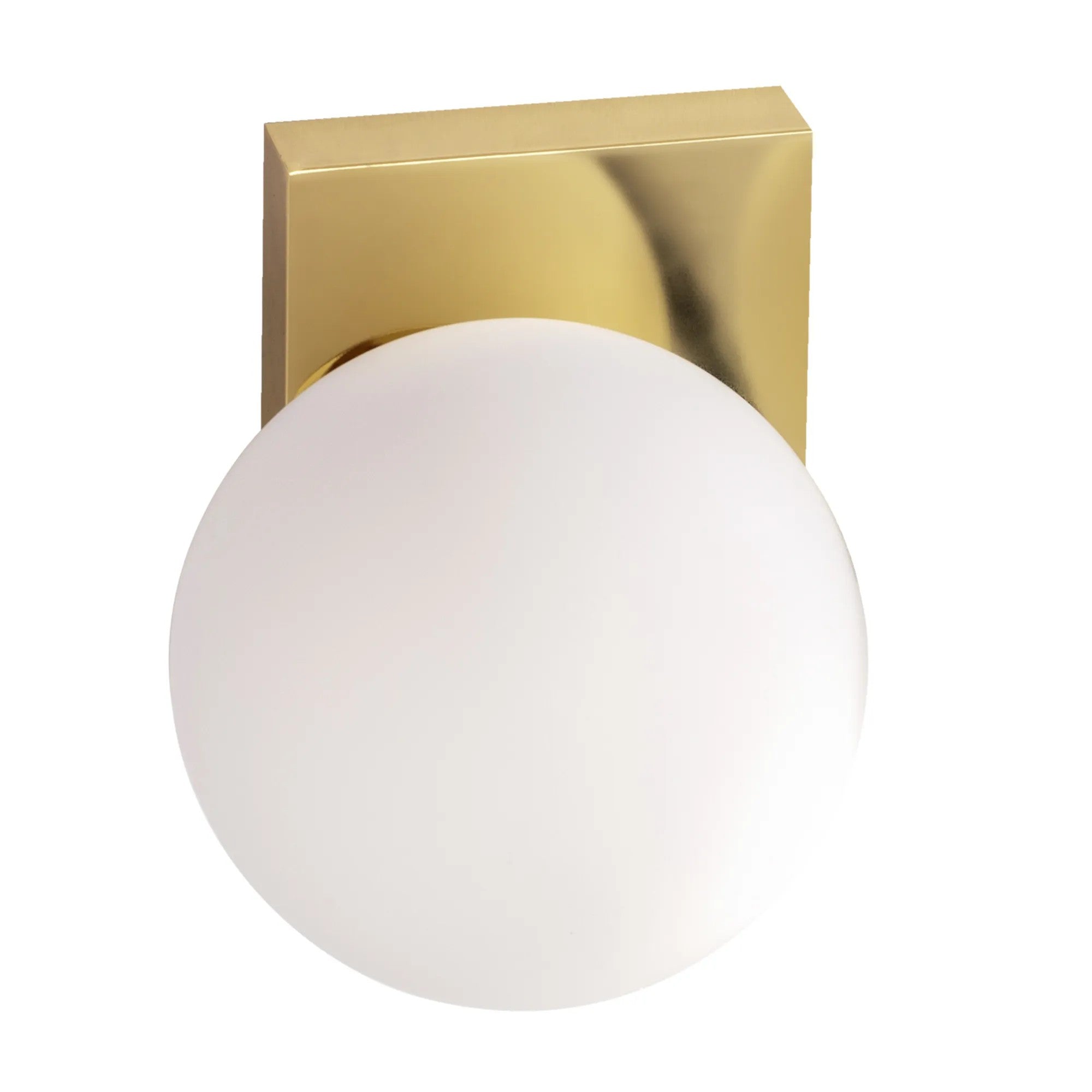 Lampa Ścienna Kinkiet Szklana Kula APP1009-1W Złota 3