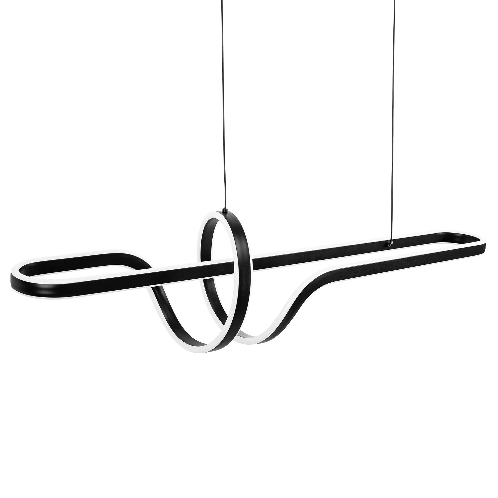 LAMPA WISZĄCA LED G038-CP CZARNA 3