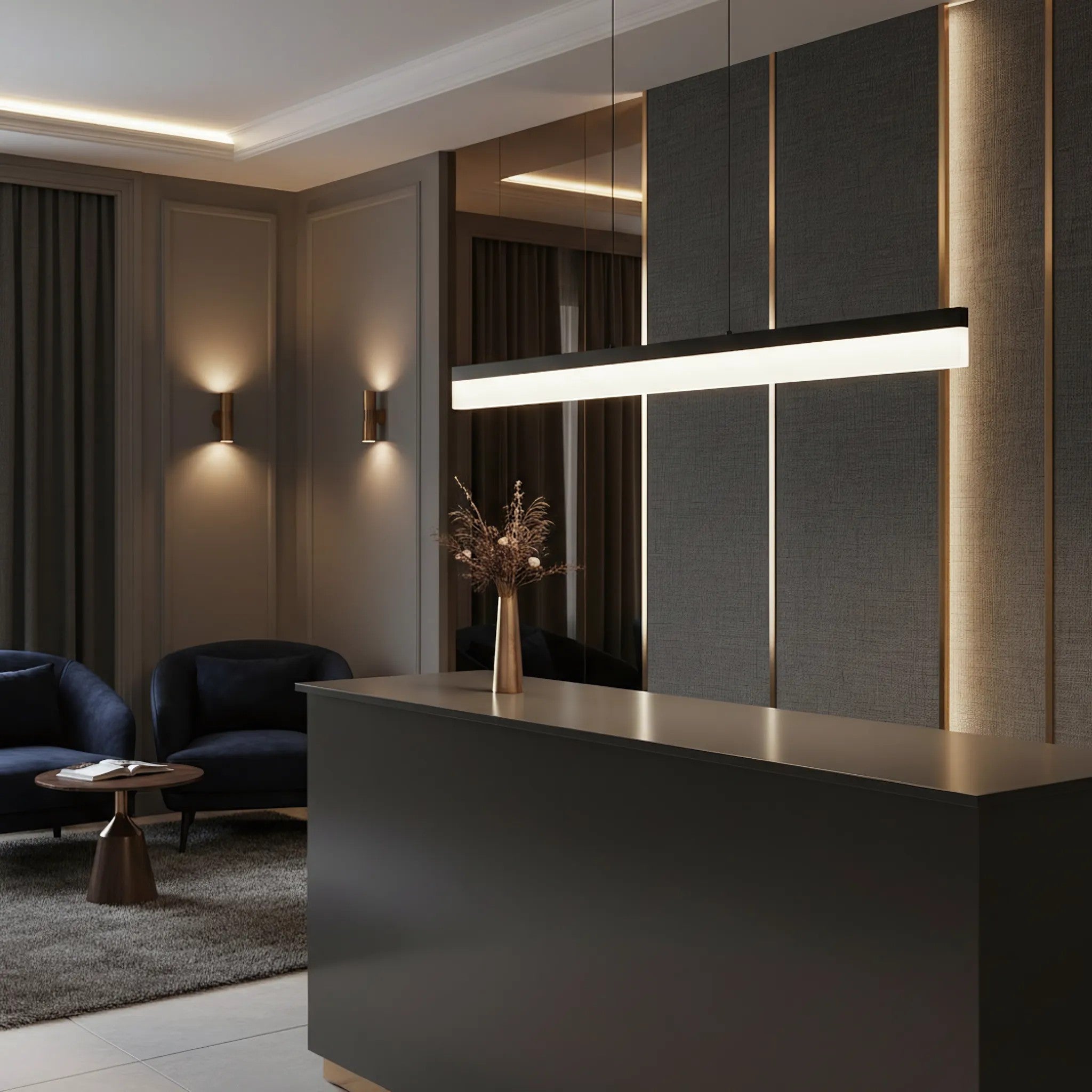 Lampa Wisząca LED APP1692-CP 120 Cm Czarna 3