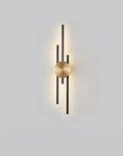 LAMPA ŚCIENNA KINKIET LED APP1437-W CZARNA/ZŁOTA 3