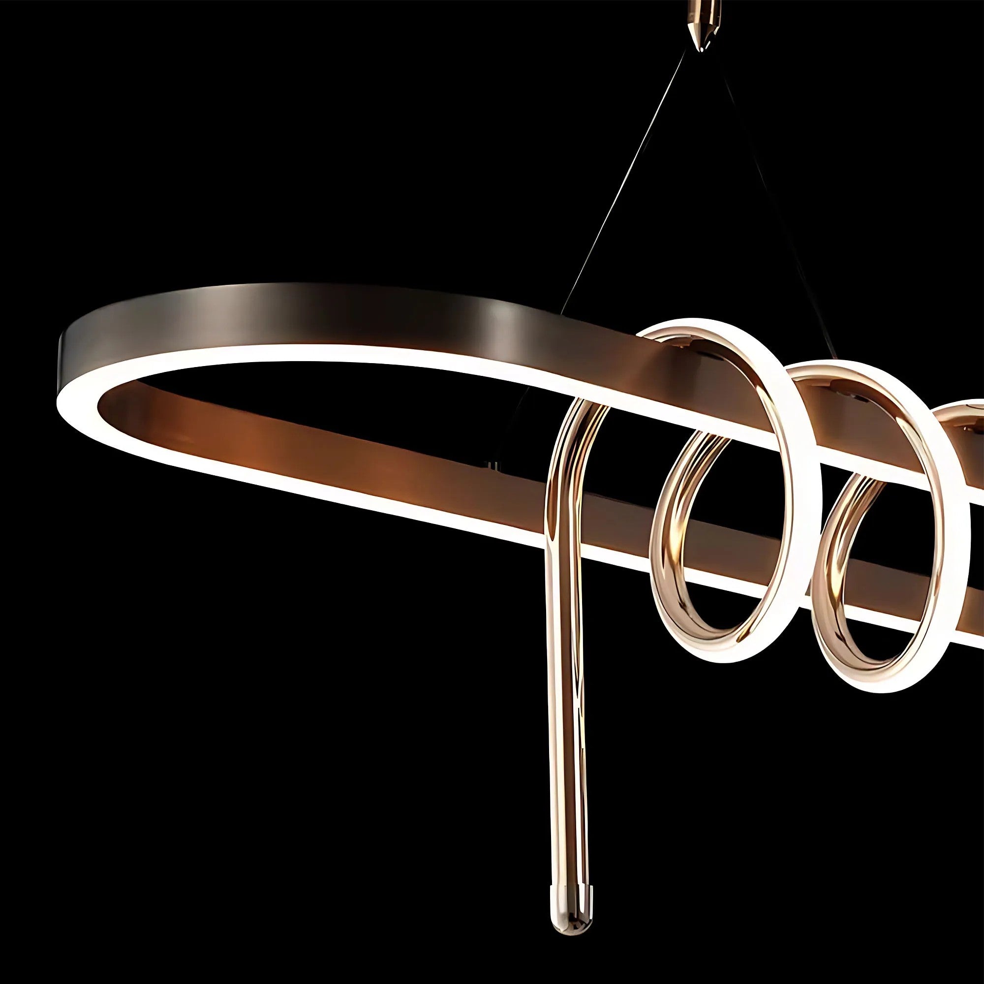 Lampa WISZĄCA LED LHJ040-CP 120 Cm CZARNA 3