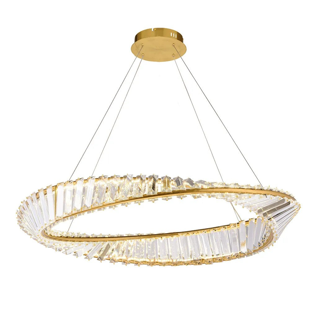 KRYSZTAŁOWA LAMPA SUFITOWA LED APP1201-CP 3