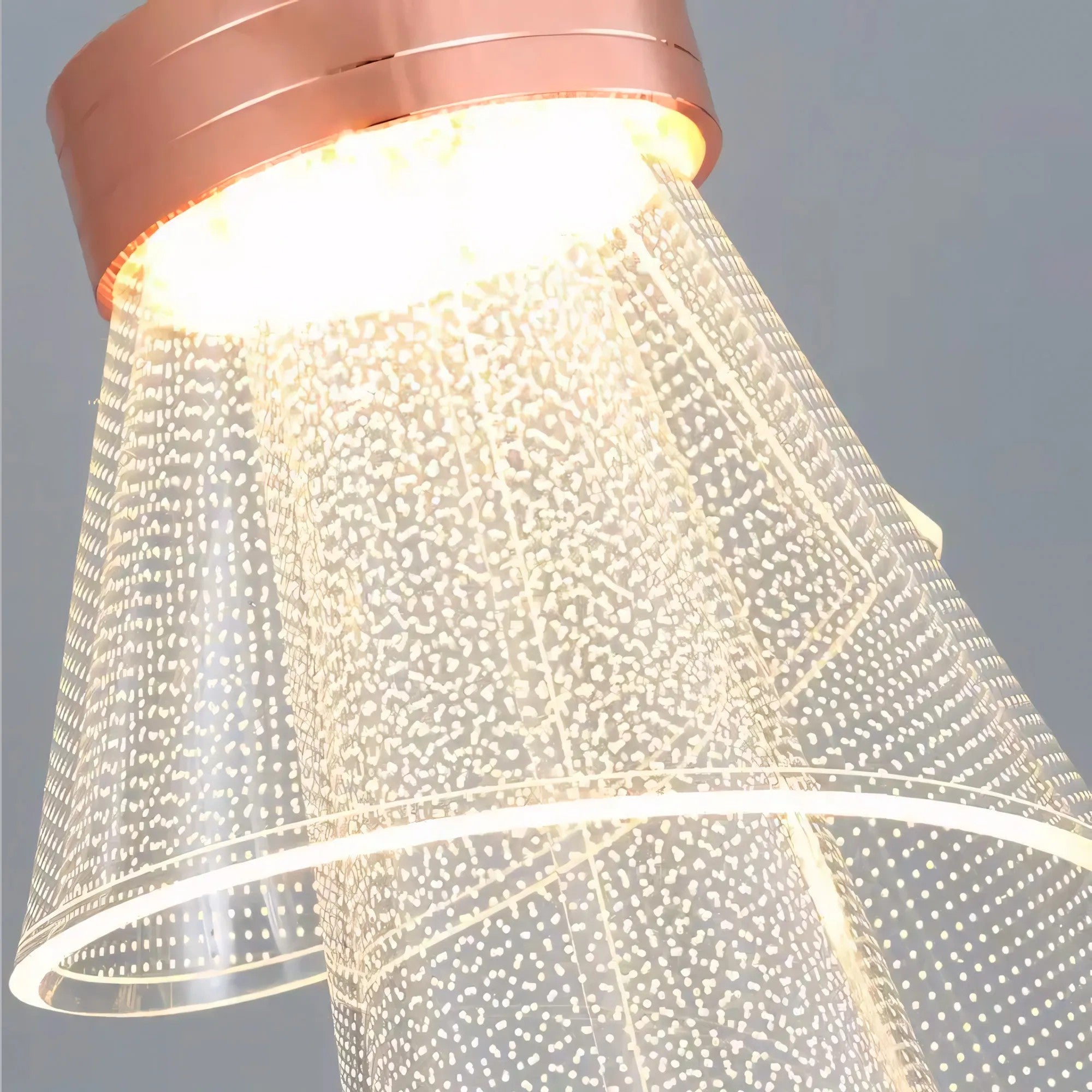 LAMPA ŚCIENNA KINKIET APP1766-1W RÓŻOWE ZŁOTO 3
