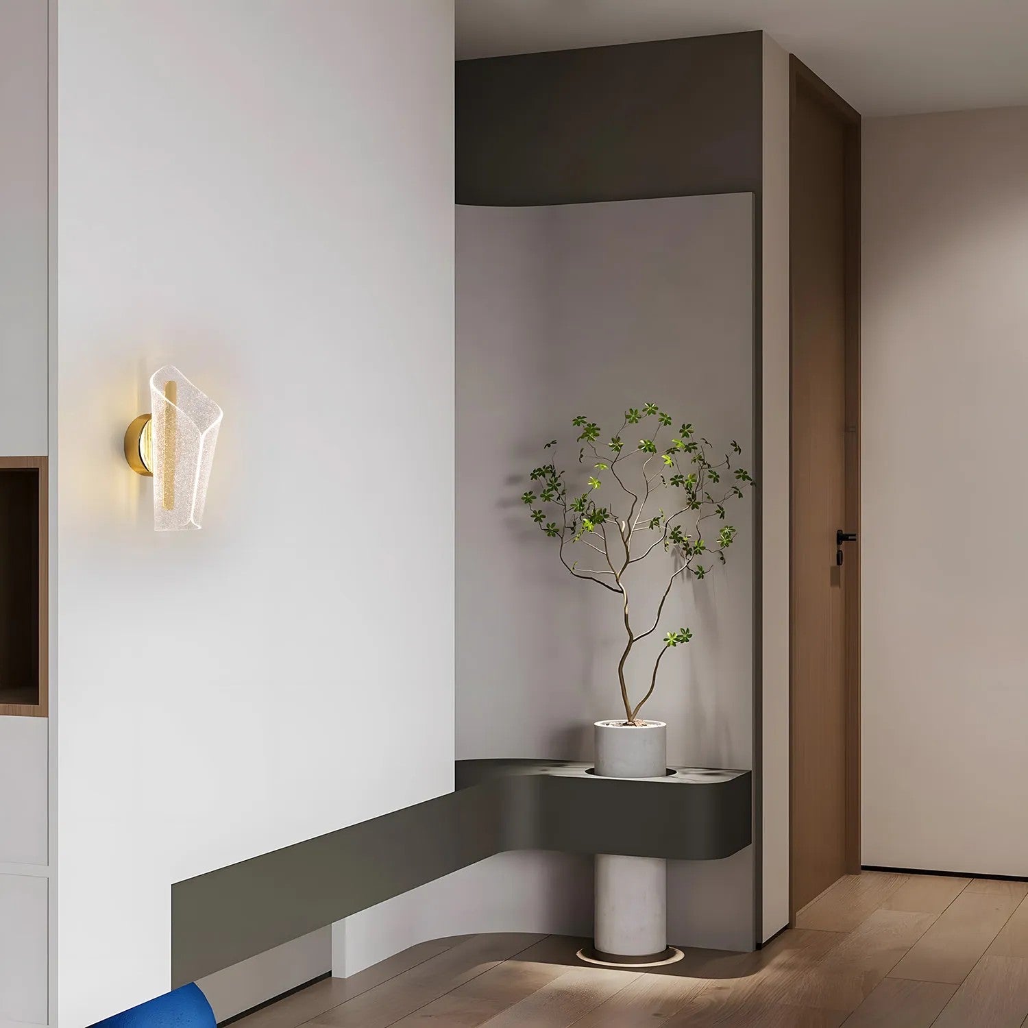 Kinkiet LED G030-W Złoty 3