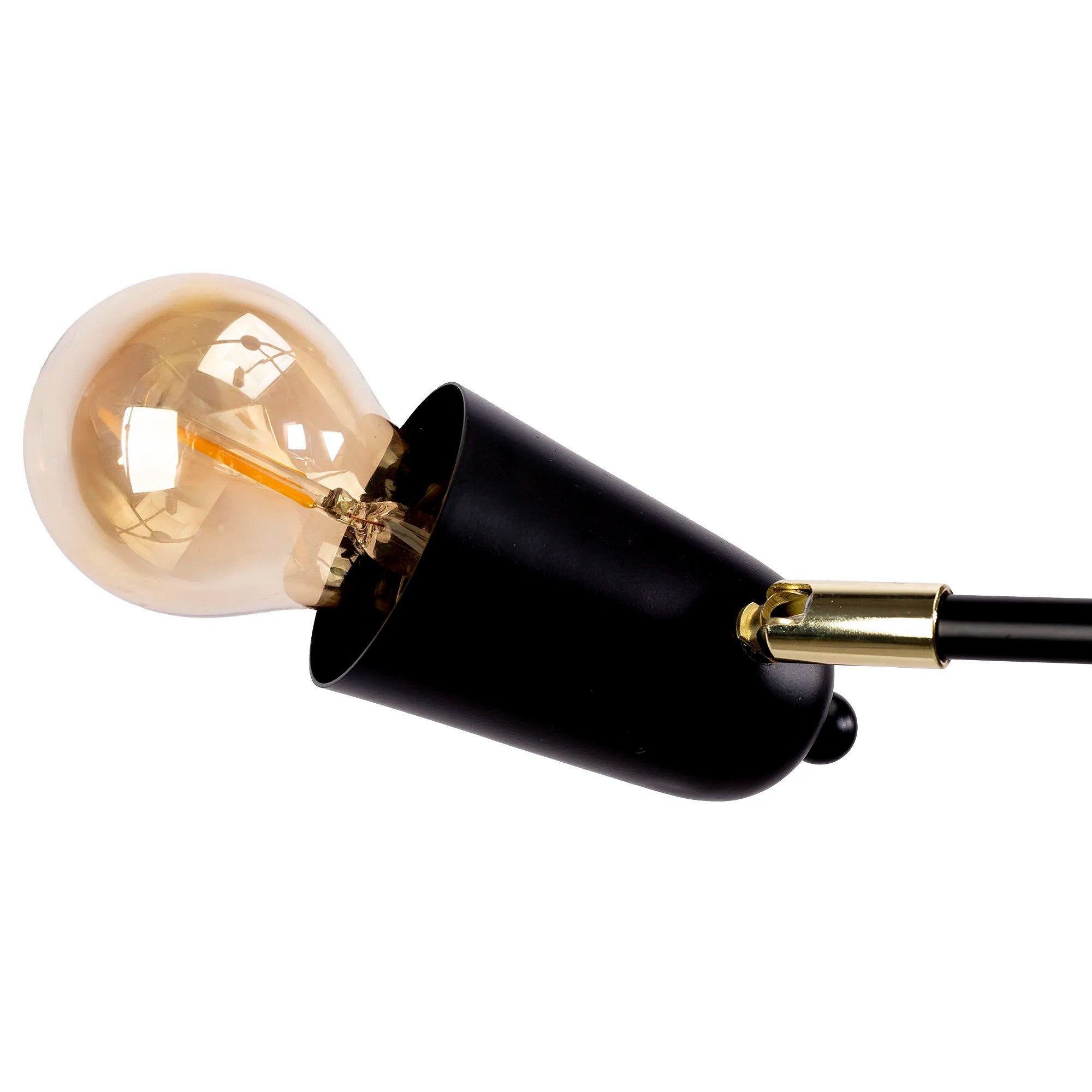 Lampa Wisząca 4-ramienna APP1708-4CP CZARNA + ZŁOTO 3
