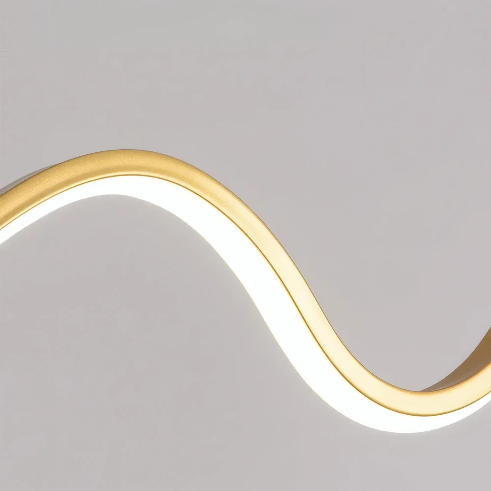 Lampa WISZĄCA LED LHJ034-CP 120 Cm ZŁOTA SZCZOTKOWANA 3
