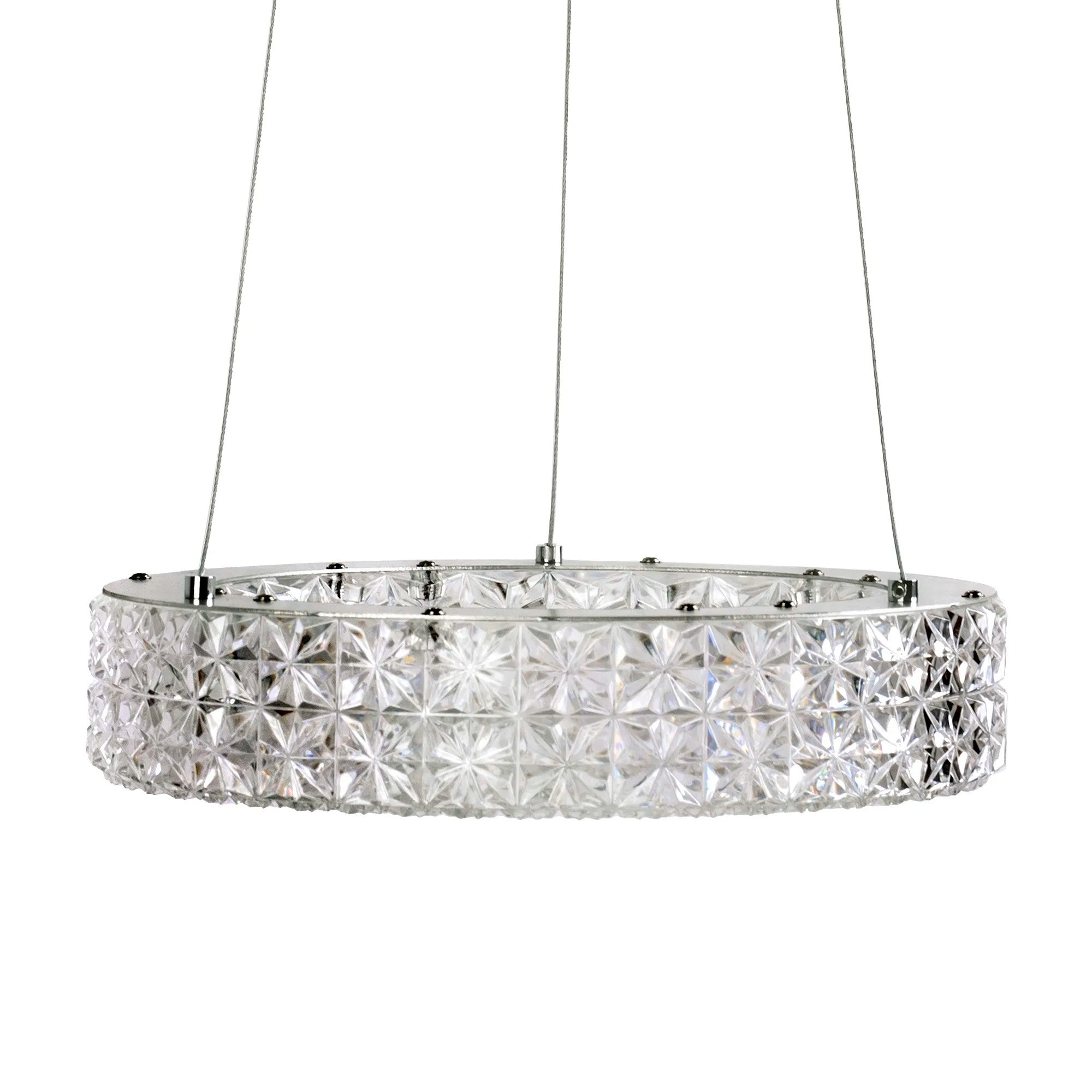 LAMPA WISZĄCA LED MS003-CP Chrom 3