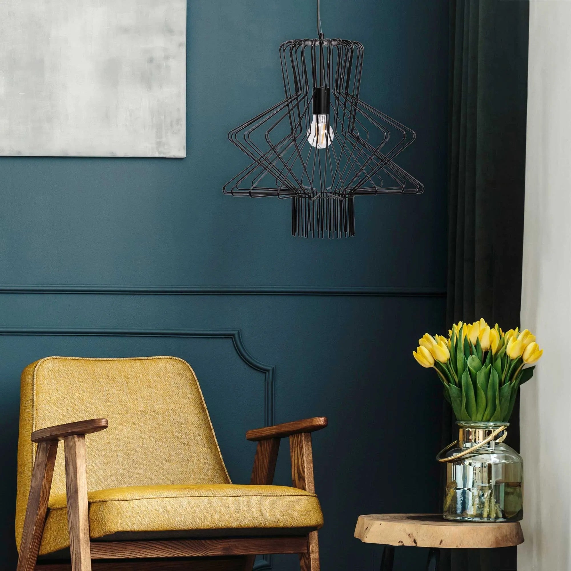 LAMPA SUFITOWA WISZĄCA APP1458-1CP 3